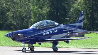 Pilatus PC-21 Armée de l'Air French Air Force arrival Mollis Air Base Zigermeet 2019 AirShow