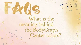 What's the meaning behind the Center Colors?