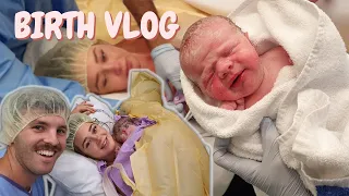 OUR BIRTH VLOG!!! C-section with our second baby!