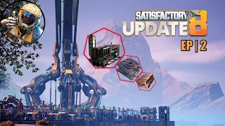 Simple Copper Production, Space Elevator, and Coal Power! | Satisfactory Let's Play Update 8