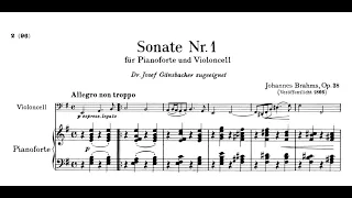 Brahms - Cello Sonata No. 1 in E minor, Op. 38