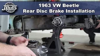 JBugs - 1963 VW Beetle - Rear Disc Brake Installation