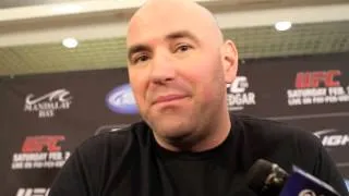 Dana White Happy to Never Work with Randy Couture Ever Again (UFC 156 Pre Scrum)
