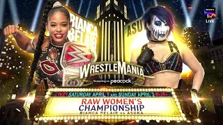 Asuka vs Bianca Belair WrestleMania 39 Raw Women's Championship WWE 2K23 Sim