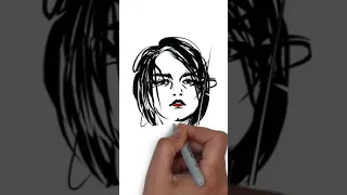 How to Draw Arya Stark - Game of Thrones 🔥 #draw #shorts