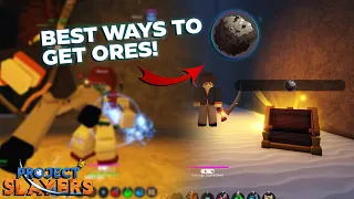 BEST Way to get ORES & FAST to Prepare For UPDATE 1.5🪨 | Project Slayers