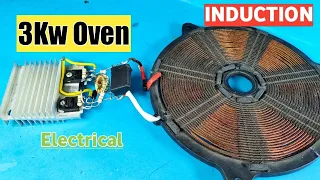 How to make Powerful 3000W Induction Heater  || How To Make Electric Oven