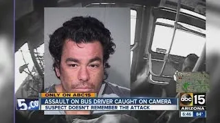 Assault on bus driver caught on camera