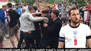 ENGLAND FANS REACT TO HARRY KANE’S GOAL AGAINST GERMANY 2-0!!!!!!