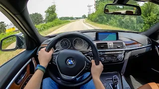 2016 BMW 328i xDrive on Continental DWS 06+ Tires - POV Test Drive (Binaural Audio)