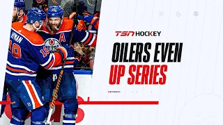 Oilers survive early push from Stars to tie series at two heading back to Dallas