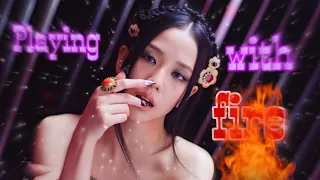 Караоке на русском. BLACKPINK-Playing with fire. (Перевод в такт)