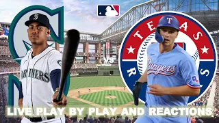 Seattle Mariners vs Texas Rangers Live Play-By-Play & Reactions