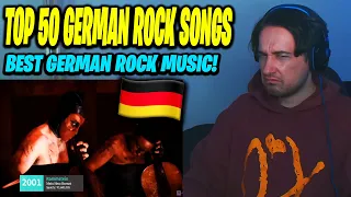 Reacting to Top 50 German Rock Songs | Best German Rock Music (FIRST REACTION TO GERMAN ROCK MUSIC!)