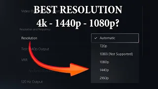 What's The Best PS5 Resolution For Higher FPS Performance? 4k vs 1440p vs 1080p