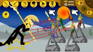 GRIFFON GOLDEN SPEARTON vs ALL SKIN STATUE LASER BEAM | Stick War Legacy Mod - Stick3Apk