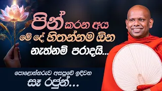 පින් කරන අය මේ දේ හිතන්නම ඕන නැත්තම් පරාදයි... | Venerable Welimada Saddaseela Thero