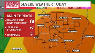 Live Weather Update: Strong to severe storms expected Thursday