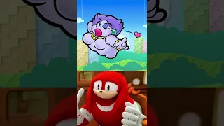 KNUCKLES APPROVES PAPER MARIO PARTNERS😂😱😄