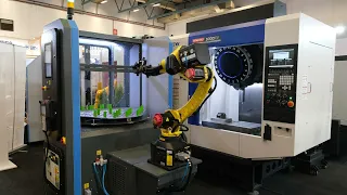 RT Series and BROTHER RS700X2 Machining Center from CUBEBOX Robotic Automation Systems