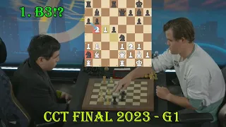 B3 OPENING!! Wesley So vs Magnus Carlsen || CCT Final 2023 - G1 - Day 1