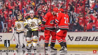 Hurricanes vs Bruins Round 1 Game 2! Stanley Cup Playoffs Full Game Highlights NHL 22 PS5 Gameplay