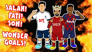 🎯SALAH wonder goal! FATI goal! SON goal!🎯 (Champions League Parody 2019)