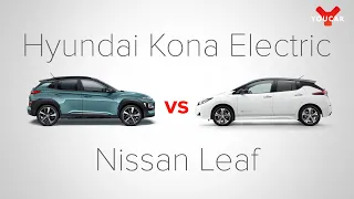 Hyundai Kona Electric 39kWh vs Nissan Leaf 40kWh: что выберешь ты? Сравнение #YouCar #Kona #Leaf