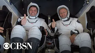 Watch live: SpaceX astronauts hold news conference after test flight and splashdown