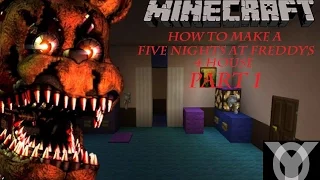 Minecraft | How To Build A FNAF 4 House Part 1 | The Room