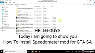 HOW TO INSTALL SPEEDOMETER MOD FOR GTA SAN ANDREAS || PRO GAMER GAMING