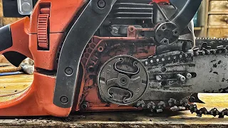 Husqvarna 455 Rancher chainsaw sprocket replacement.