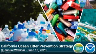 California Ocean Litter Strategy Webinar - June 2023