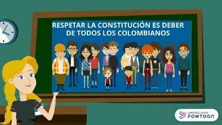 la constitución política de Colombia para niños