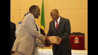 HOTUBA YA RAIS DKT MAGUFULI BAADA YA KUPOKEA RIPOTI YA KAMATI YA PILI YA MADINI JUNE 12, 2017