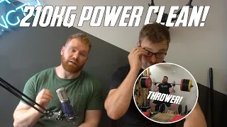 S&C Coaches React to Throwers doing Power Cleans!