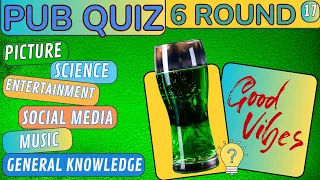 Virtual Pub Quiz Showdown: Test Your Knowledge! Pub Quiz 6 Rounds. No 17