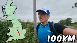 Running 100KM Through the British Countryside 🚂 Because British Trains Are Expensive! 🇬🇧