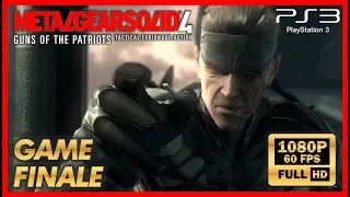 METAL GEAR SOLID 4: Guns of The Patriots - Game Finale & Credits - Full HD 60fps