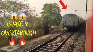 ‎️‍Dangerous Trains Race🔥 130 kmph Brutal Overtake & Parallel Run- Indian Railways