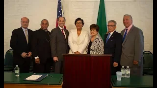 Ceremony with New Orleans Mayor LaToya Cantrell Apologizing for 1891 Lynching