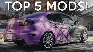 Top FIVE Mazda 3 Mods | Mod Guide