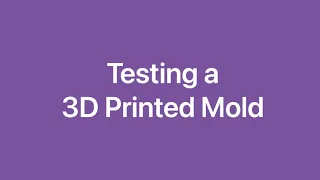 Testing a 3D Printed Bath Bomb Mold