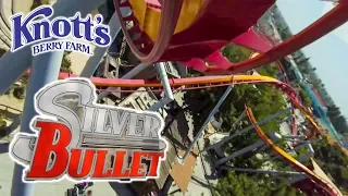 2019 Silver Bullet Roller Coaster On Ride Front Seat HD POV Knott's Berry Farm