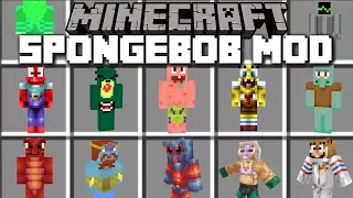 Minecraft SPONGEBOB MOD / SURVIVE BIKINI BOTTOM IN MAYHEM!! Minecraft