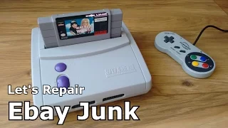 Let's Repair - Ebay Junk - Super Nintendo Jr - Crusty Clone?