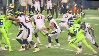 Russell Wilson Passes The Ball To Himself Vs Seattle Seahawks Week 1 2022