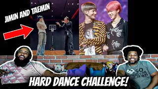 Jimin and Taemin Hard Dance Challenge REACTION