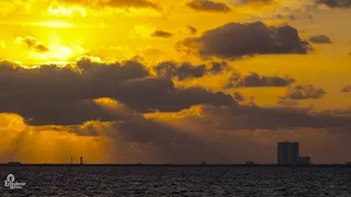 Cape Canaveral Sunrise Timelapse after the SpaceX Falcon 9 Launch