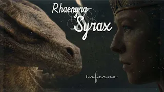 Rhaenyra x Syrax Tribute | Inferno (HOTD)